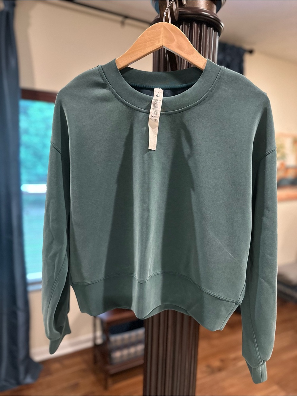 Lululemon softsteam Crewneck Sweatshirt in Teal Green